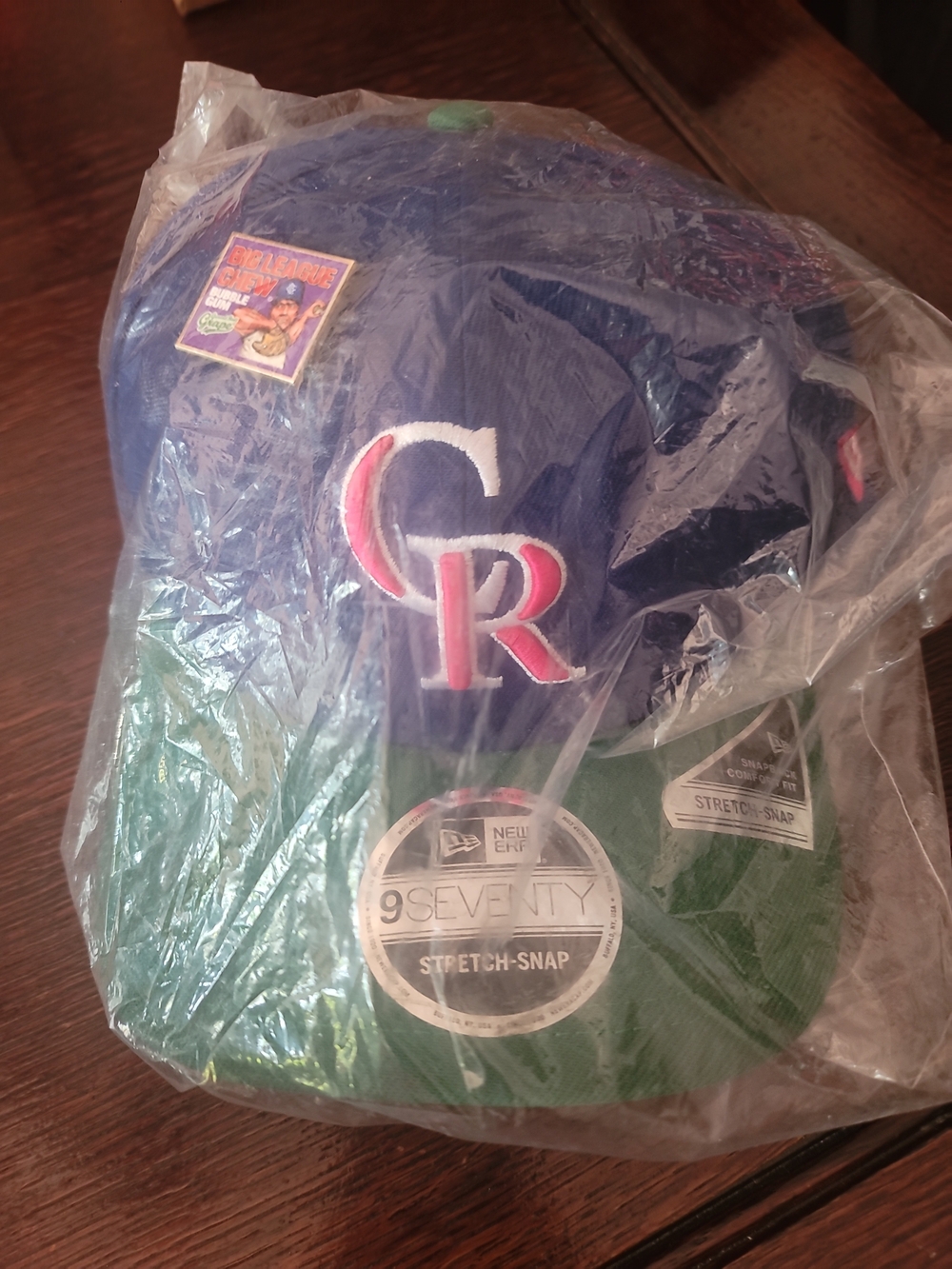New Era Colorado Rockies 9SEVENTY Grape Hat 2024 Big League Chew Collab Rare!
